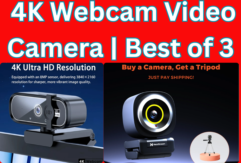 4K Webcam Video Camera