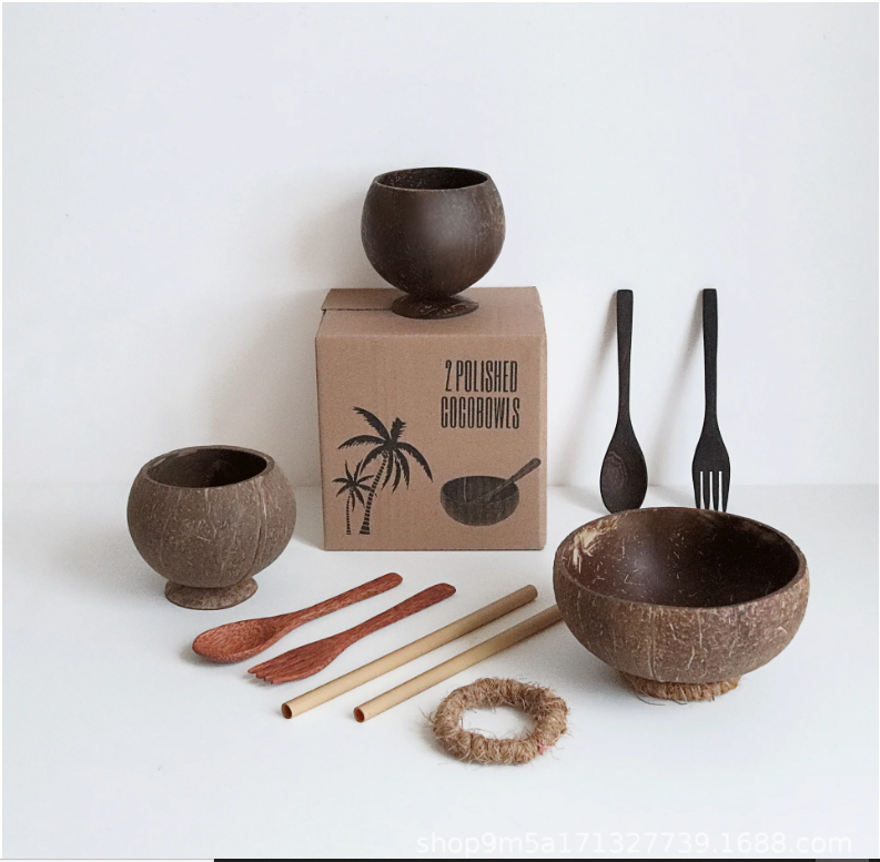 12-15cm Vietnamese Coconut Shell Bowl