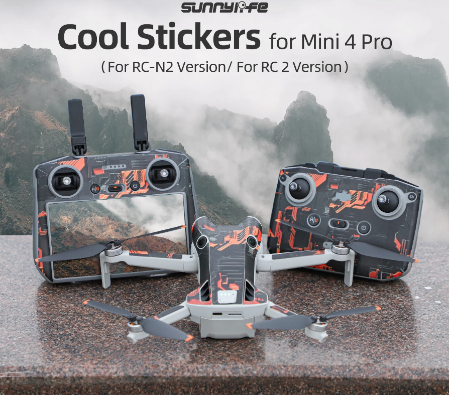 For DJI Mini 4 Pro Stickers Drone