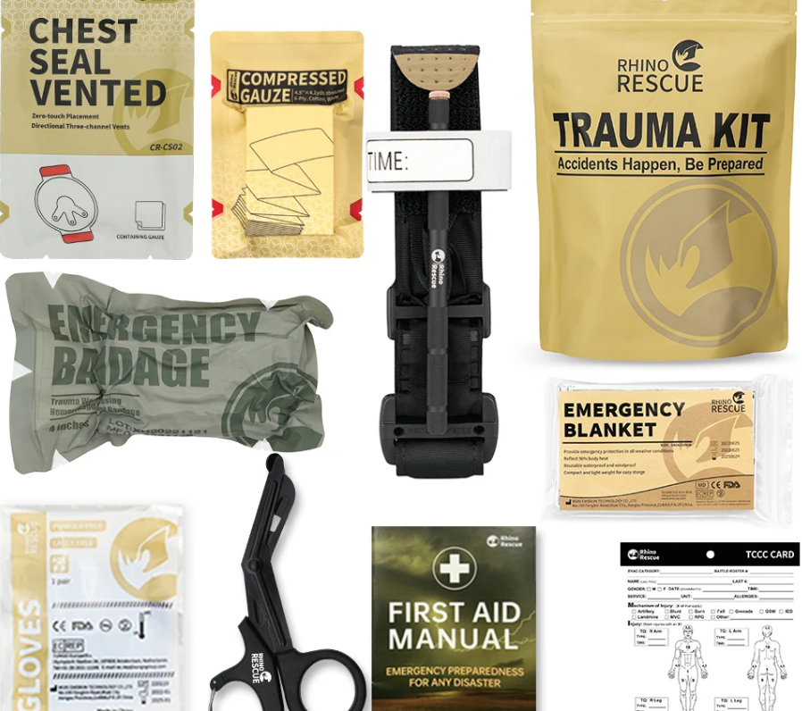 RHINO RESCUE First Aid Trauma Kit