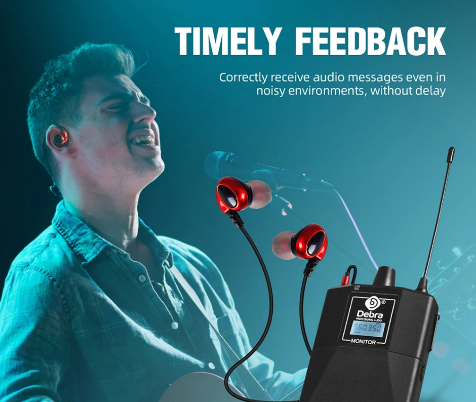 Debra ER102 UHF In Ear Monitor Wireless