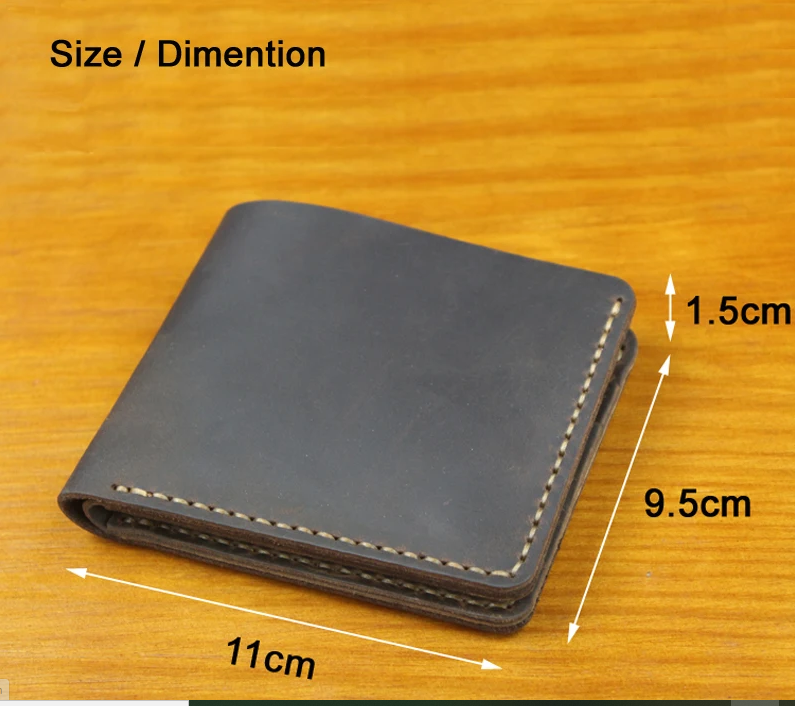 Luxury Handmade 100% Genuine Leather Men Wallet