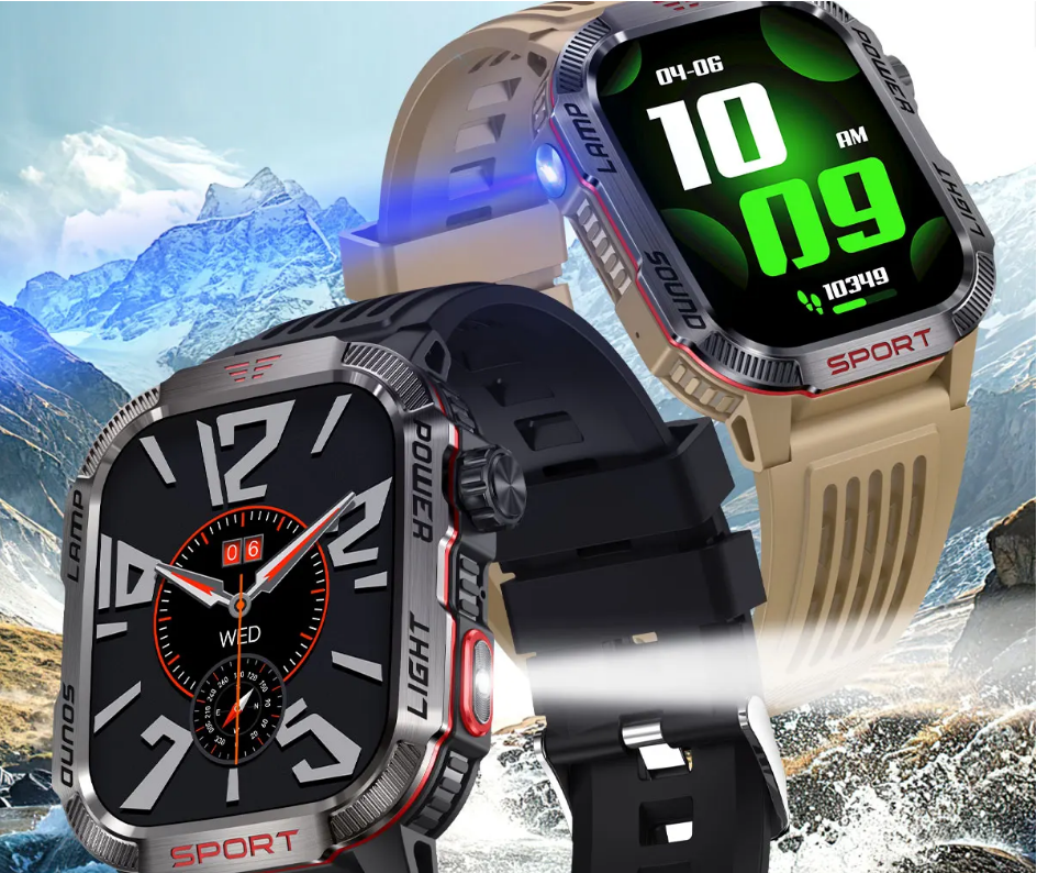 New Rugged Military Fitness Smart Watch