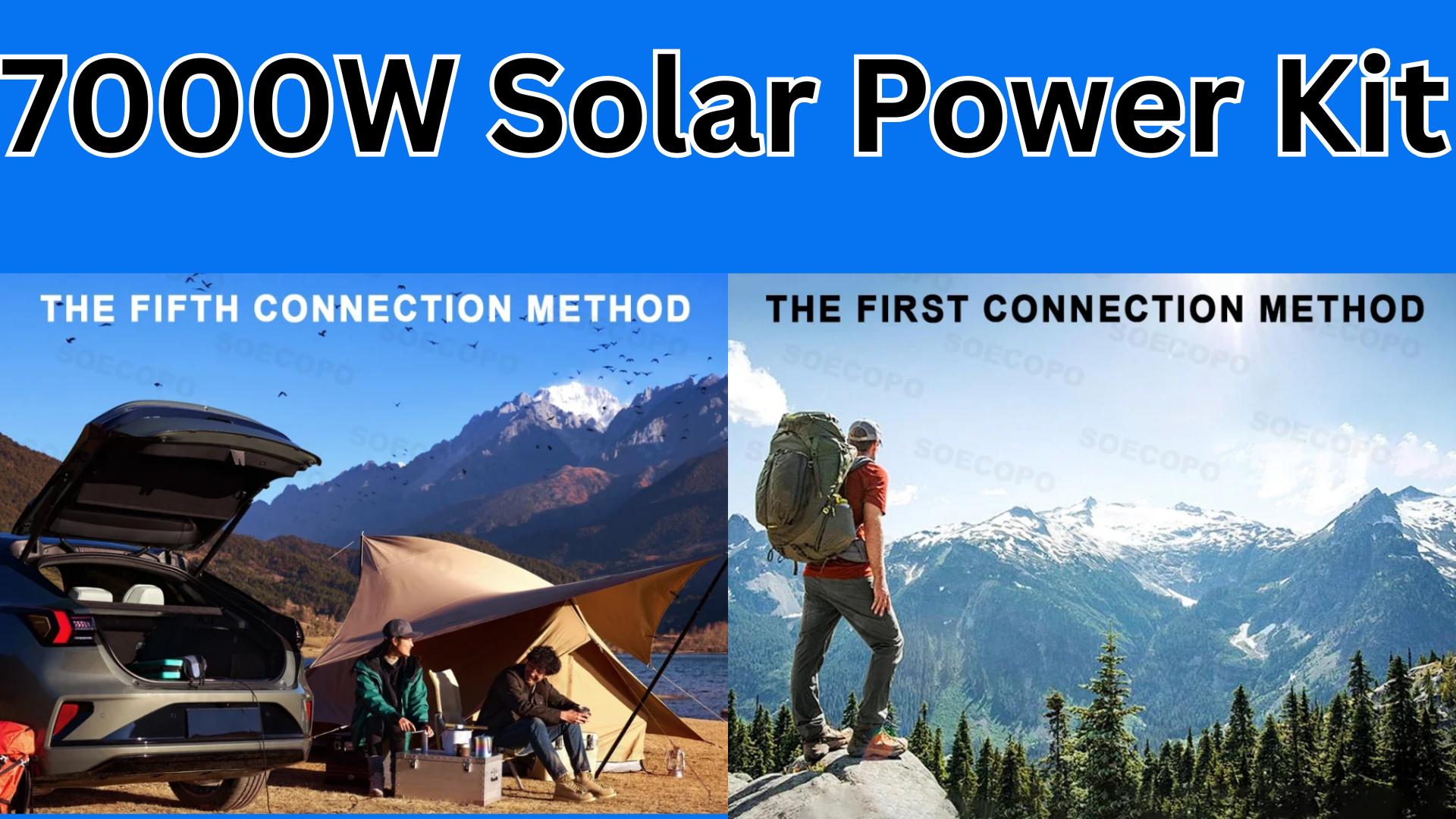 7000W Solar Power Kit