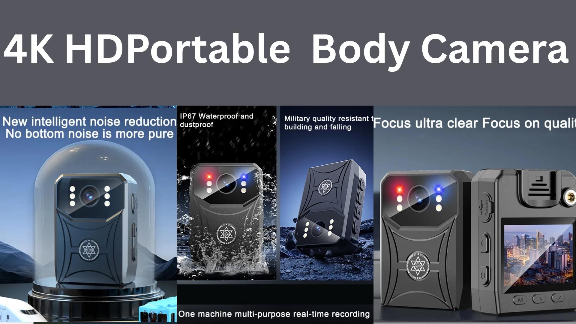 Portable Body Camera | Clear Recording Anytime.