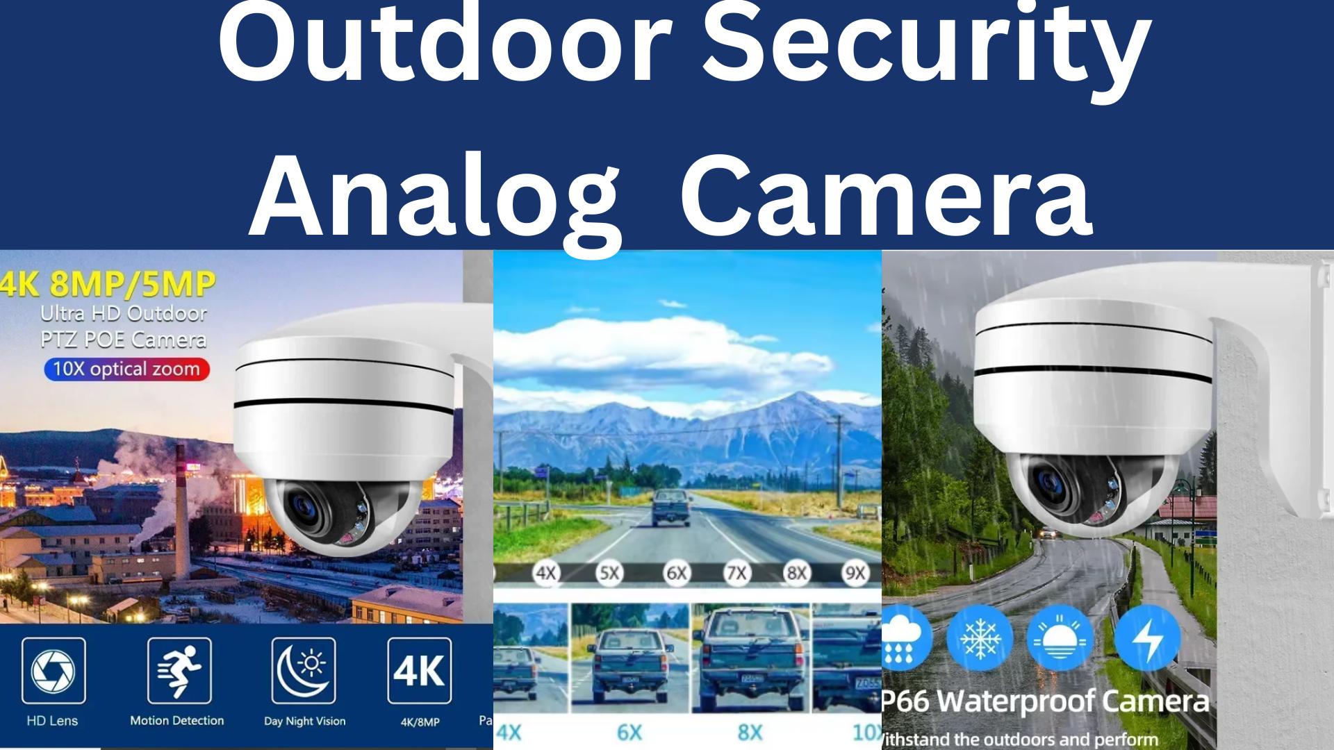  Outdoor Security Analog Camera