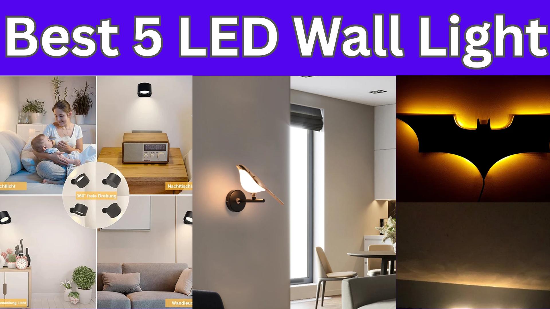Best 5 Wall Light Inspirations for Modern Home Décor