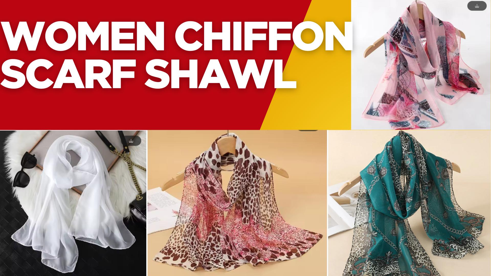 Women Chiffon Scarf Shawl Review | Trendy for All Seasons.