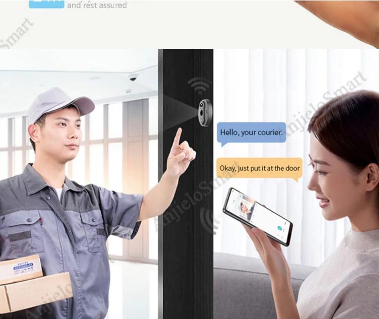 Hello, your courier ,okay Video Doorbell Camera