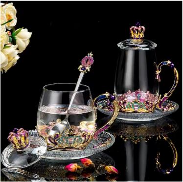 New Enamel Crystal Glass Cup