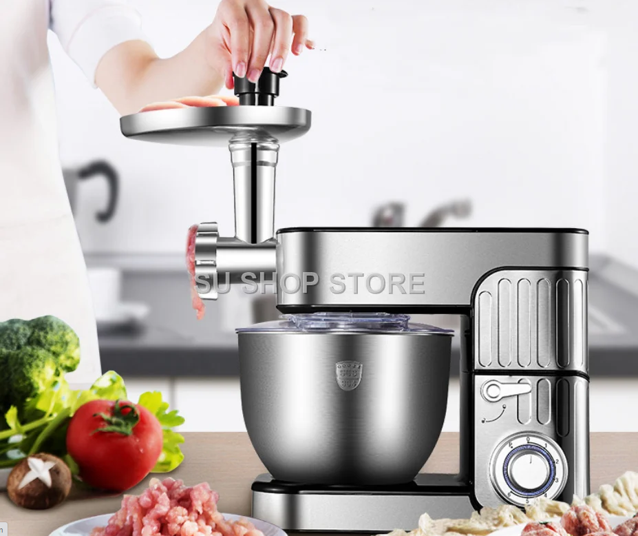 Stainless Steel Electric Food Stand Mixer