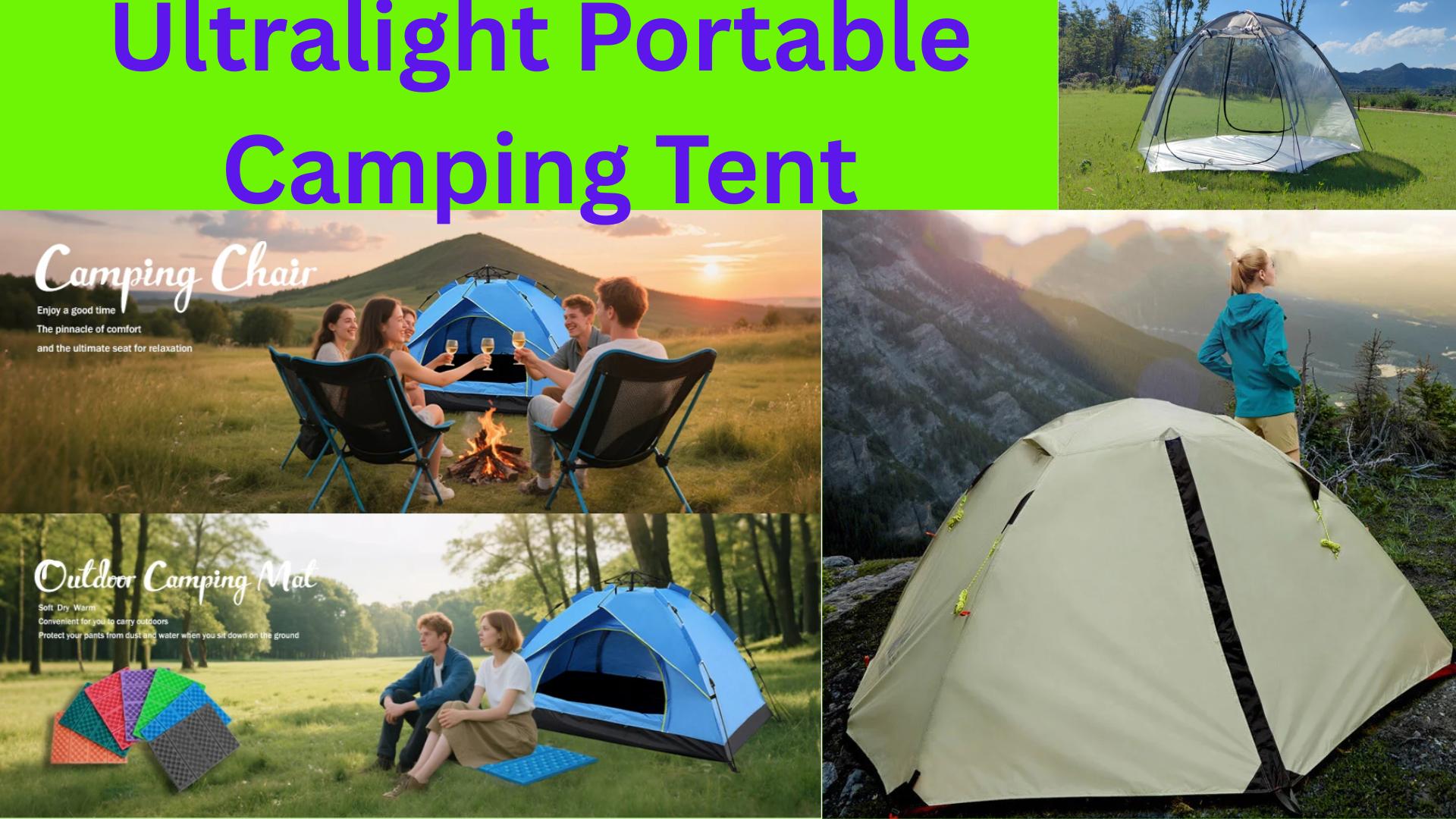Ultralight portable camping Tent Review | Best of 4.