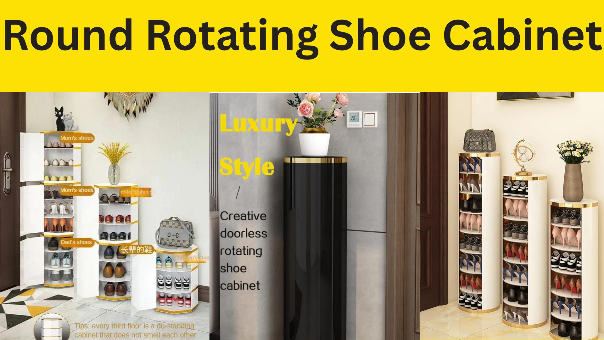 Best 3 Round Rotating Shoe Cabinet