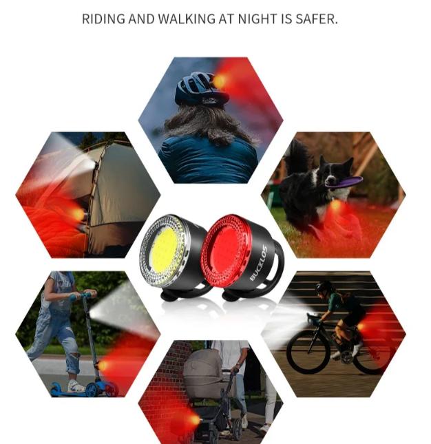 riding and walking at night