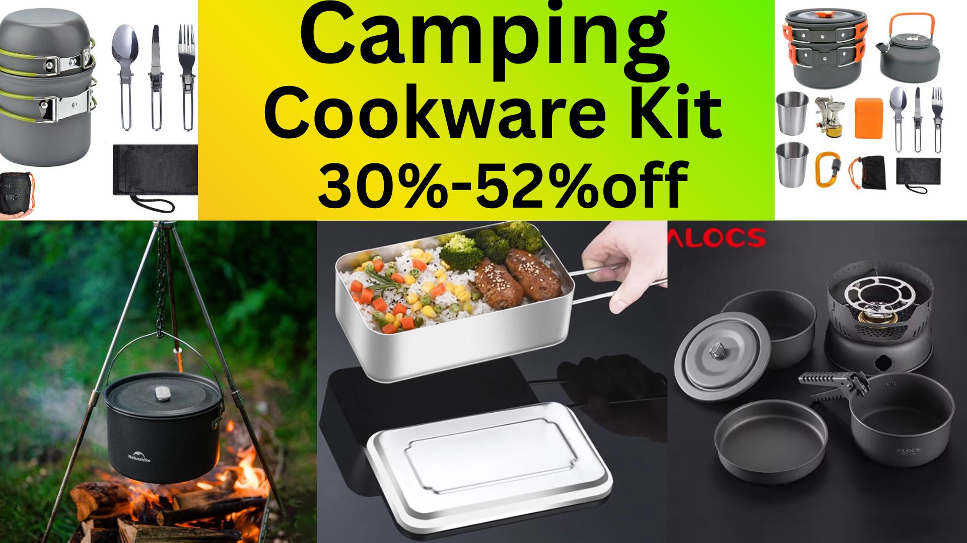 Best 5 Ultralight Outdoor Camping Cookware Kit Review.